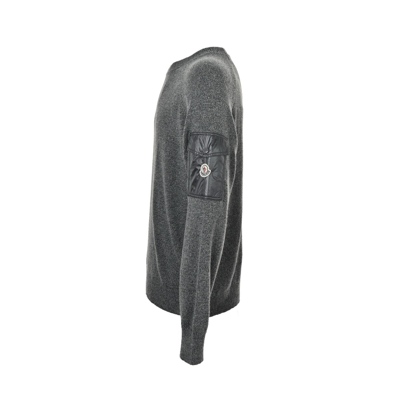 Moncler Grey Cashmere Wool Pullover - Afbeelding 2