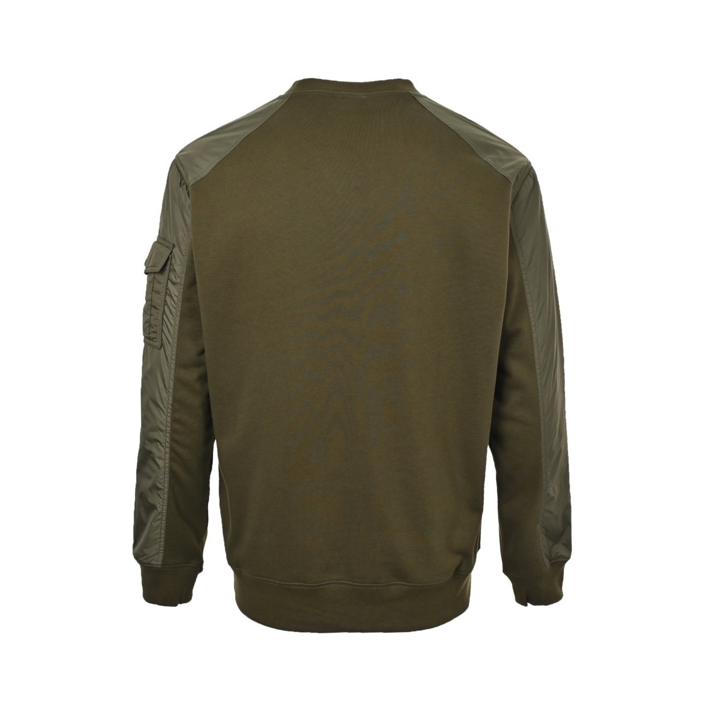 Moncler Olive Green Cotton Blend Sweatshirt - Afbeelding 3