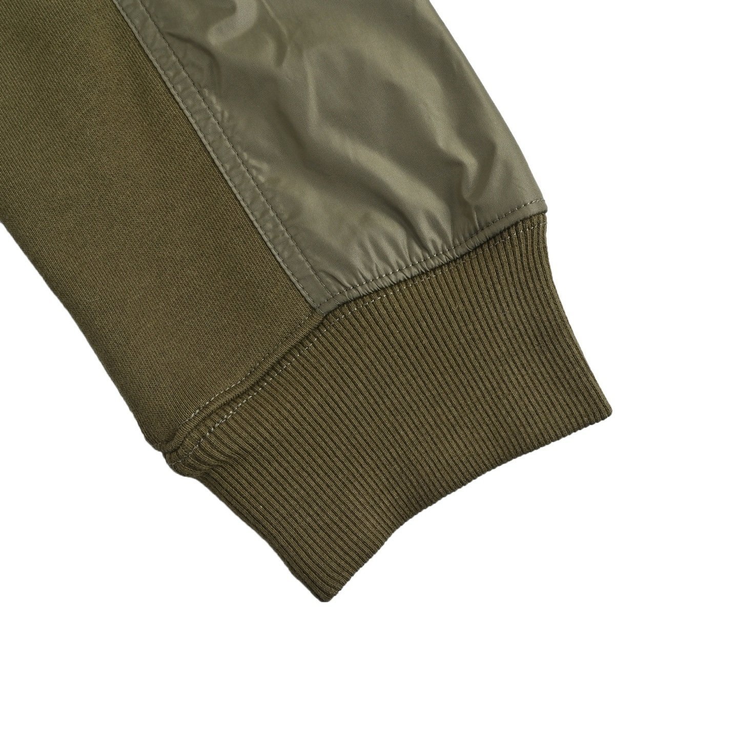 Moncler Olive Green Cotton Blend Sweatshirt - Afbeelding 6