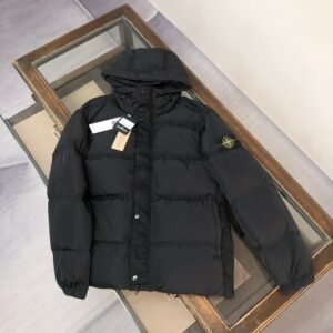 Alternative view of Stone Island Nylon Metal Down Jacket In Black