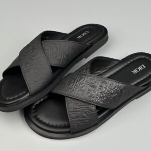 Alternative view of Dior Alias Sandal Black Leather  Dior Gravity Outline