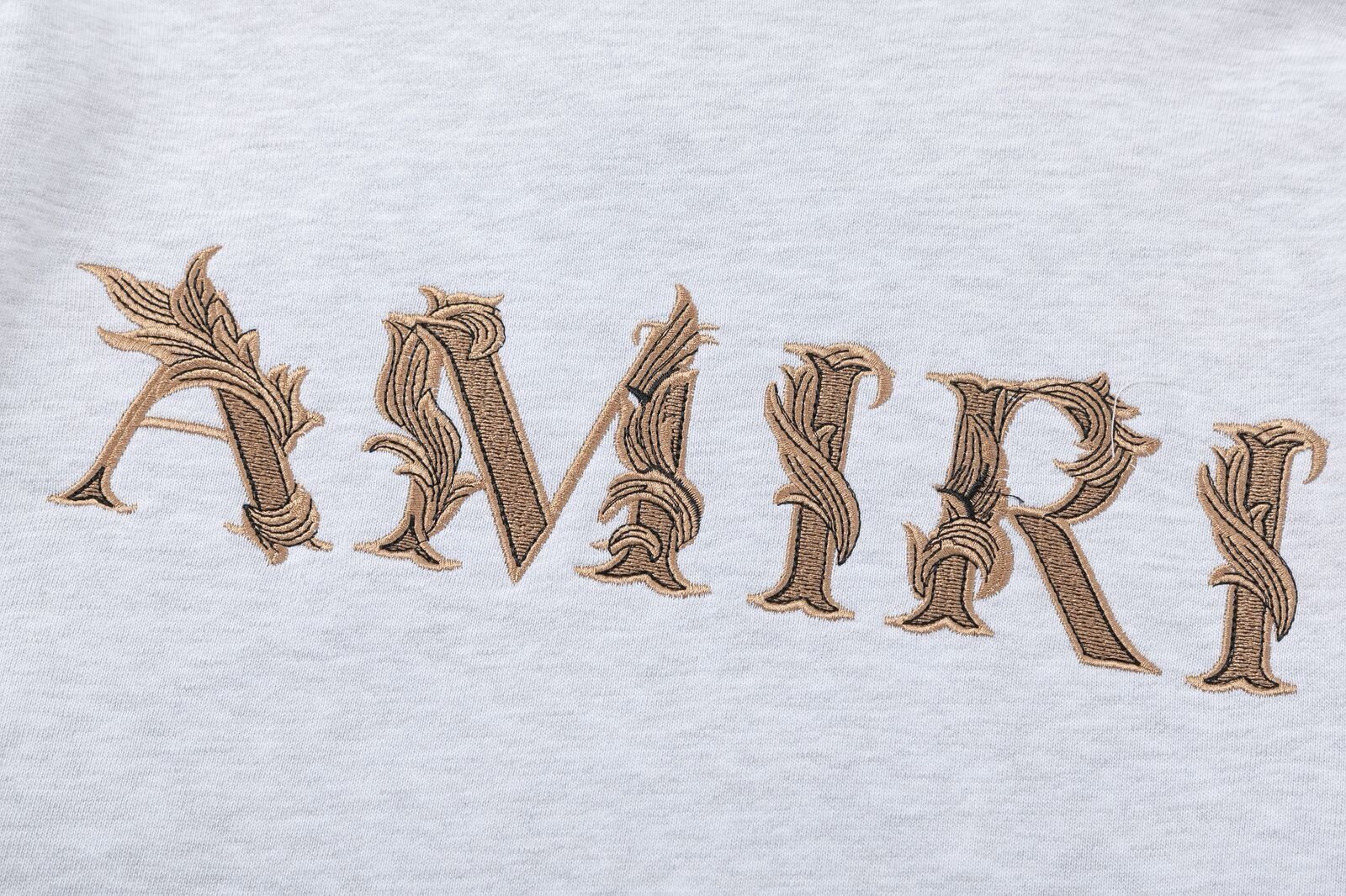 Amiri Baroque Logo Hoodie In Grey - Afbeelding 2