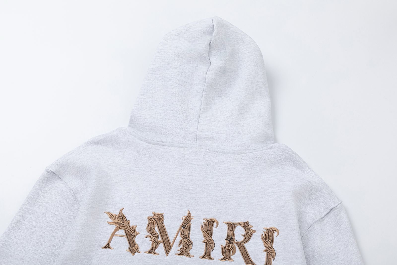 Amiri Baroque Logo Hoodie In Grey - Afbeelding 6