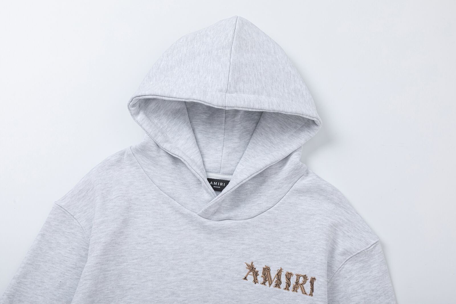 Amiri Baroque Logo Hoodie In Grey - Afbeelding 7