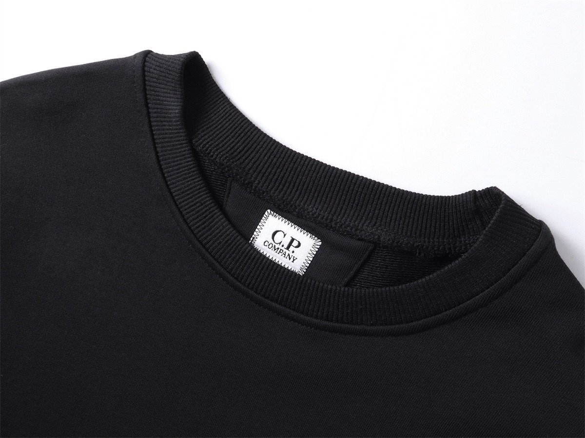 C.P. Company Sweater Basic Fleece In Black - Afbeelding 3