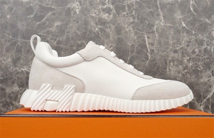 Hermes Bouncing Sneaker Full White - Afbeelding 2