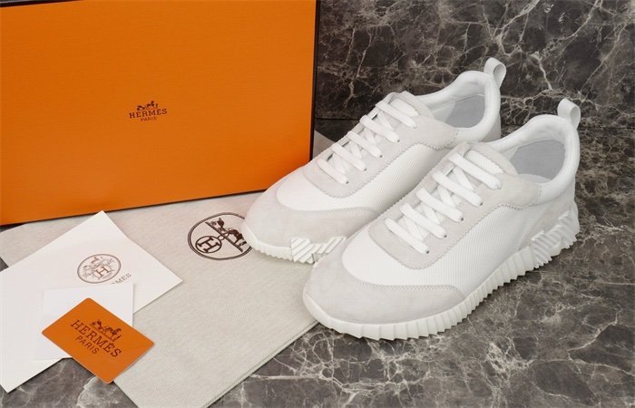 Hermes Bouncing Sneaker Full White - Afbeelding 3