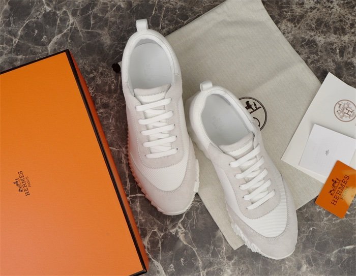 Hermes Bouncing Sneaker Full White - Afbeelding 5