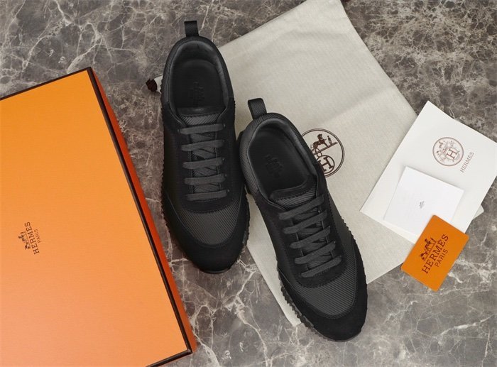 Hermes Bouncing Sneaker Full Black - Afbeelding 5