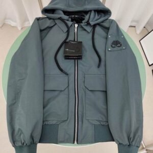 Alternative view of Moose Knuckles Oxley Bomber Jacket In Grey