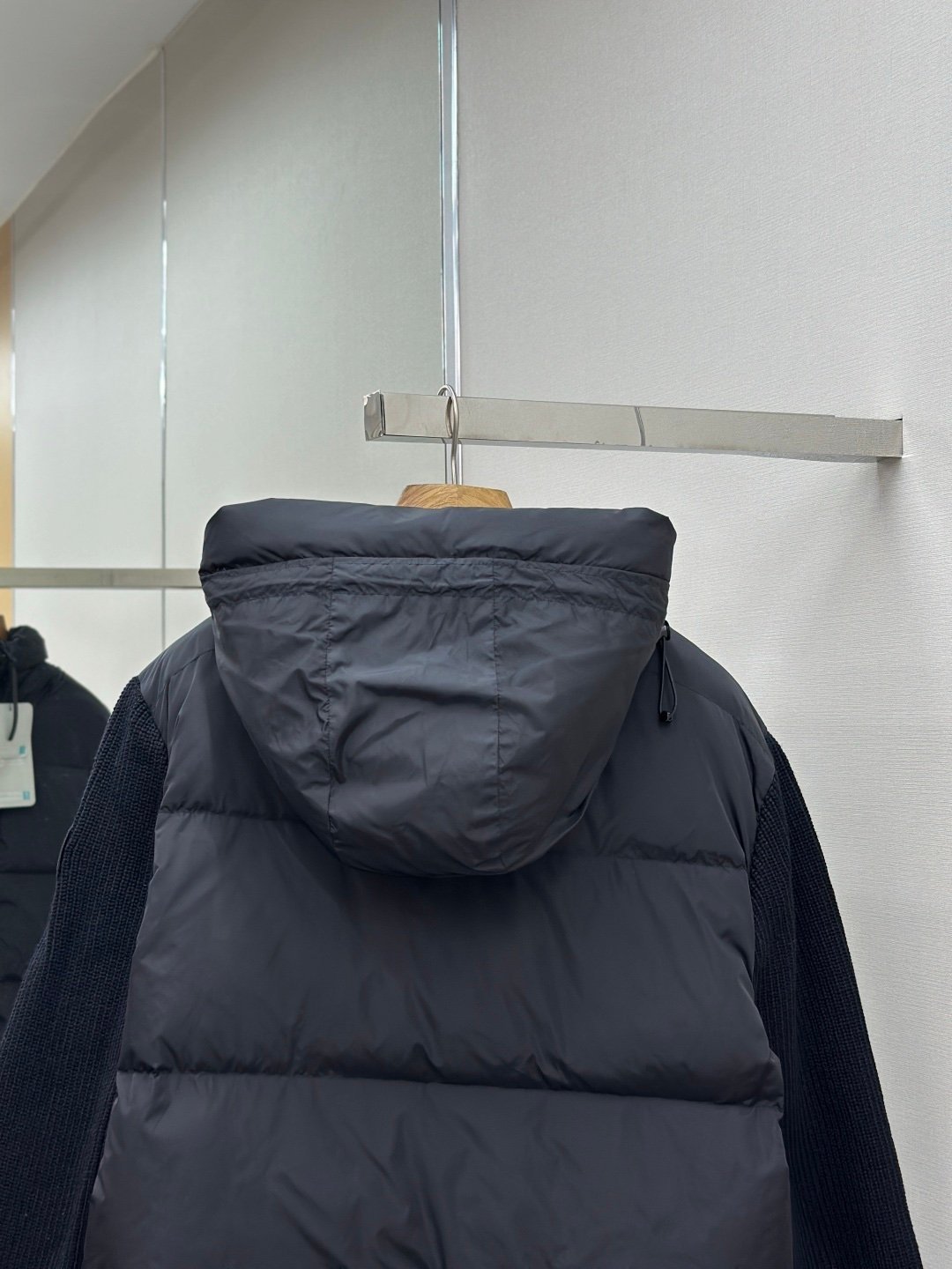 Canada Goose Hybride Grove Knit Hooded Jacket In Black - Afbeelding 5