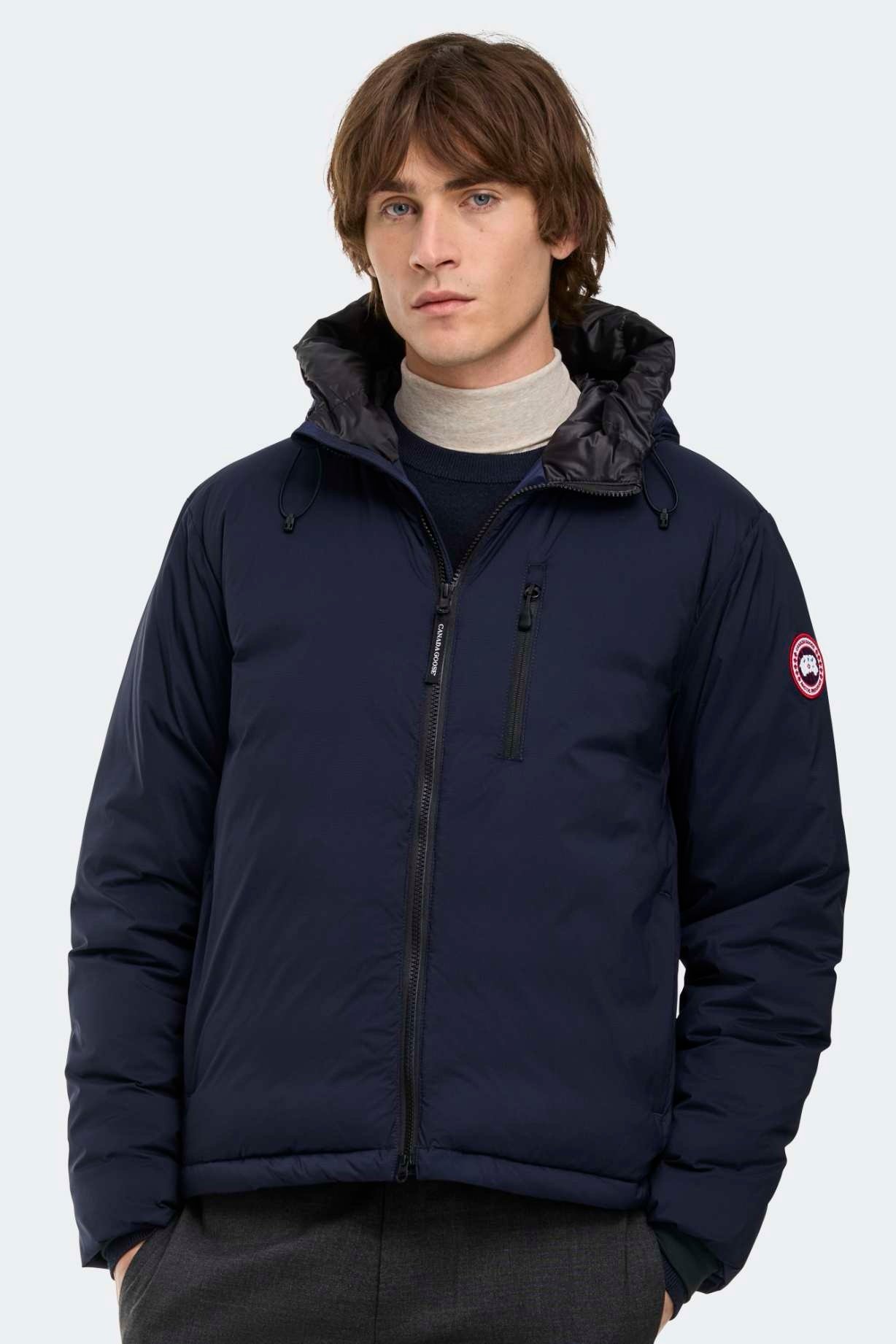 Canada Goose Lodge Hoody Jacket In Navy Blue - Afbeelding 2