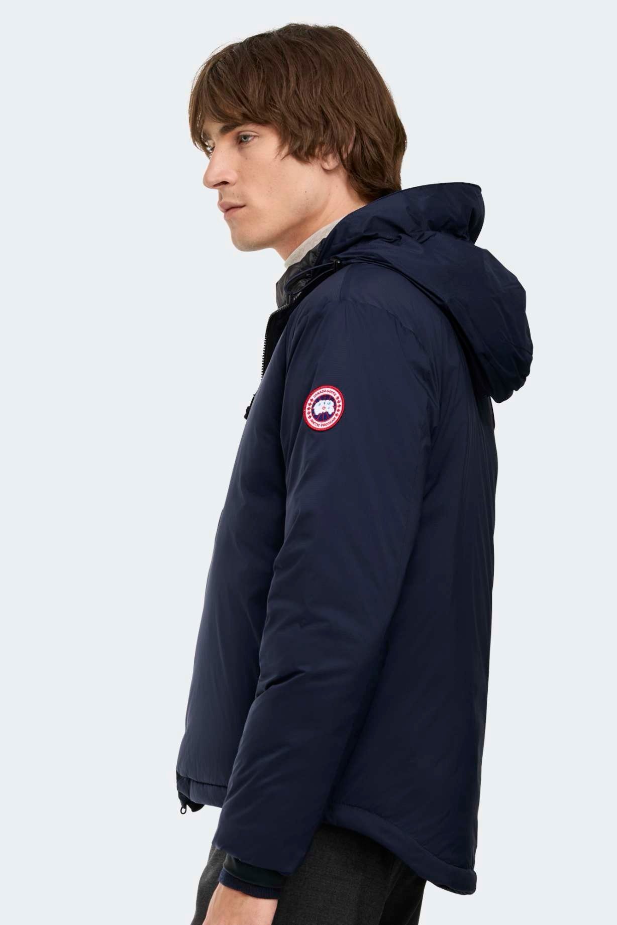 Canada Goose Lodge Hoody Jacket In Navy Blue - Afbeelding 3