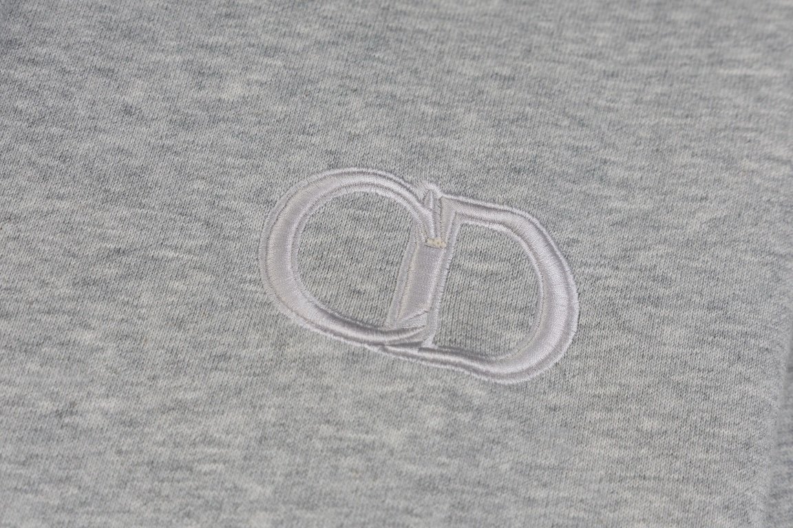 Dior CD Icon Hooded Sweatshirt In Grey - Afbeelding 3