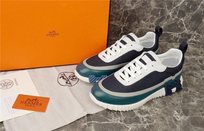 Hermes Bouncing Sneaker Navy White - Afbeelding 3