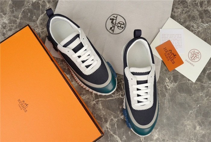 Hermes Bouncing Sneaker Navy White - Afbeelding 5