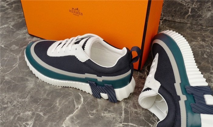 Hermes Bouncing Sneaker Navy White - Afbeelding 6