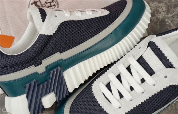 Hermes Bouncing Sneaker Navy White - Afbeelding 8