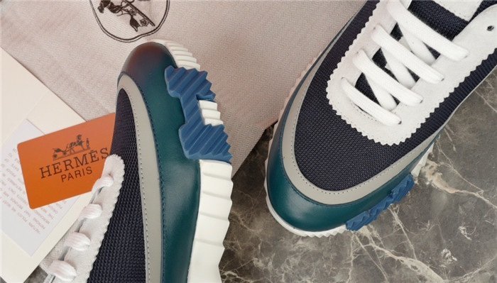 Hermes Bouncing Sneaker Navy White - Afbeelding 9