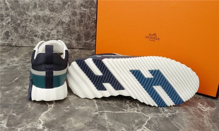 Hermes Bouncing Sneaker Navy White - Afbeelding 10