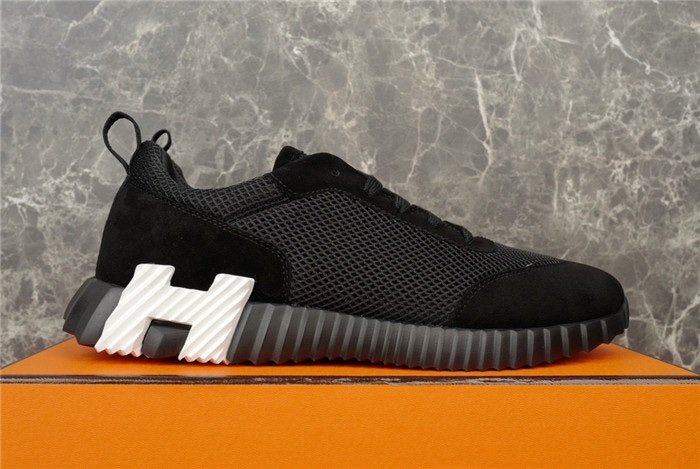 Hermes Bouncing Sneaker Black White H - Afbeelding 5