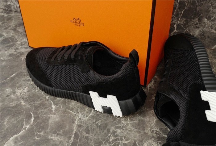 Hermes Bouncing Sneaker Black White H - Afbeelding 6