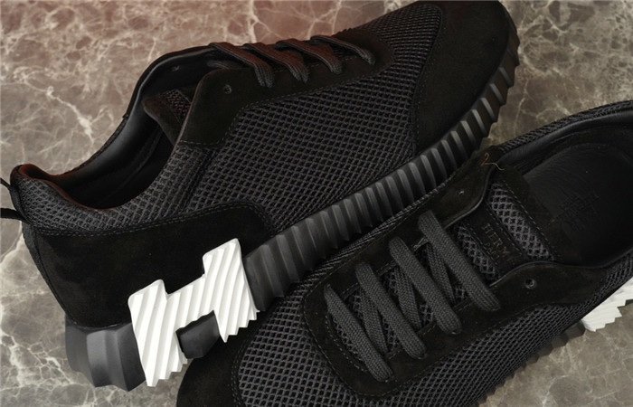 Hermes Bouncing Sneaker Black White H - Afbeelding 8