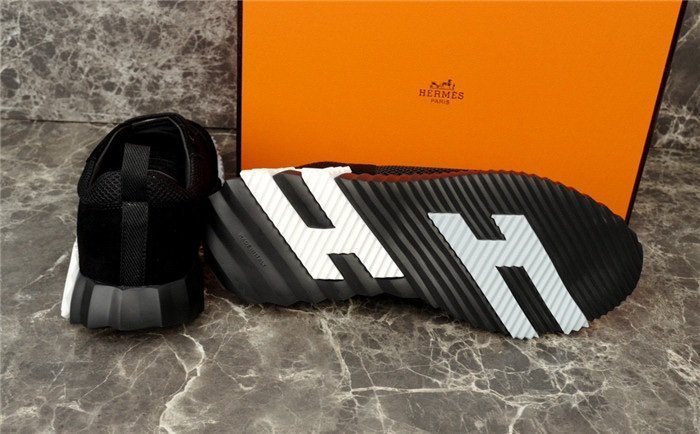 Hermes Bouncing Sneaker Black White H - Afbeelding 10