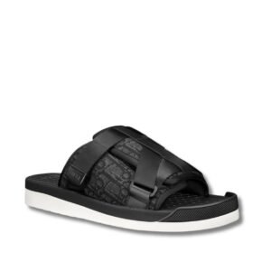 Dior Alpha Sandal Black/White Oblique Jacquard
