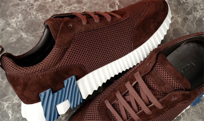 Hermes Bouncing Sneaker Brown Blue - Afbeelding 8