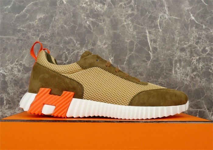 Hermes Bouncing Sneaker Green Orange - Afbeelding 5