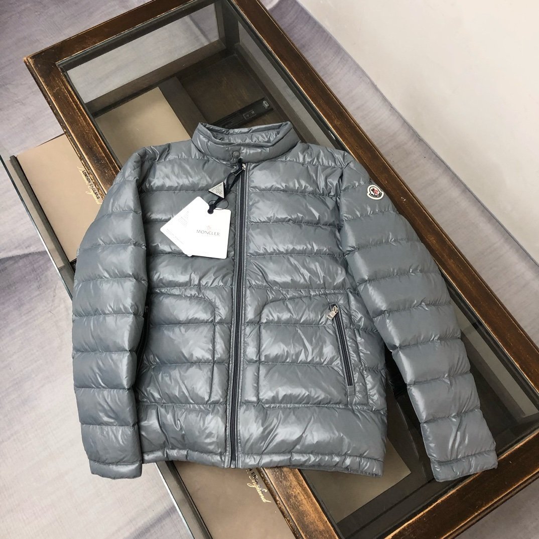 Moncler Acorus Down Jacket Silver Grey - Afbeelding 2