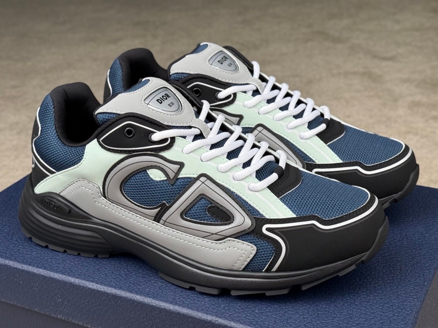 Dior B30 Reflective Blue/Grey Black - Afbeelding 2