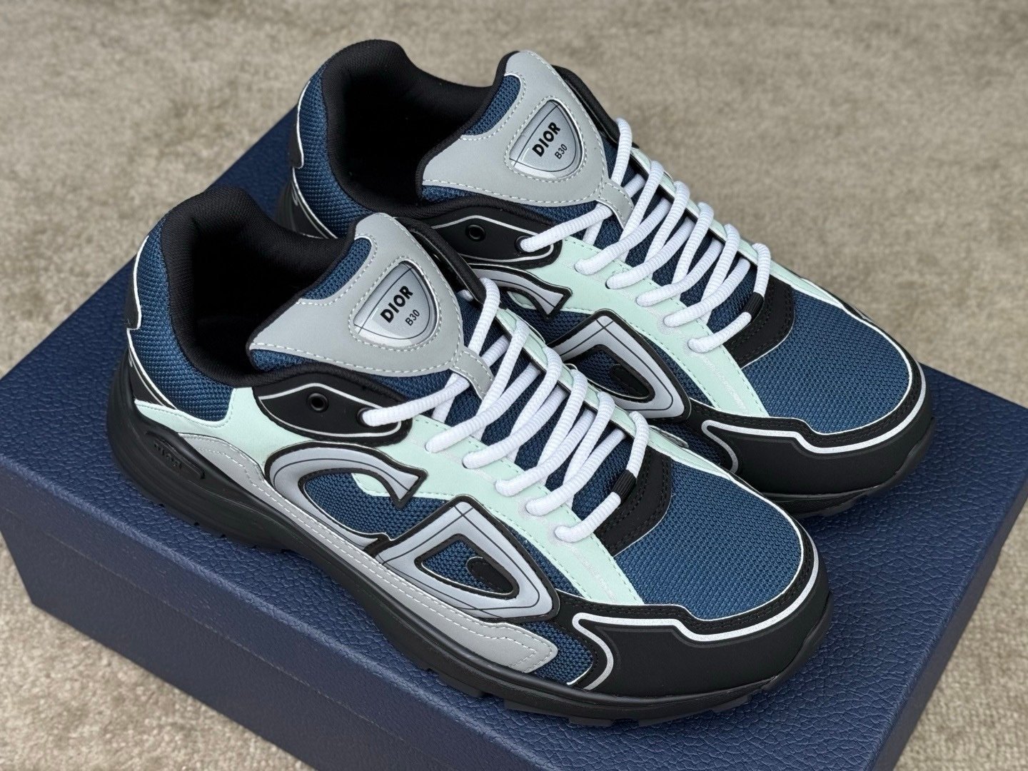Dior B30 Reflective Blue/Grey Black - Afbeelding 3