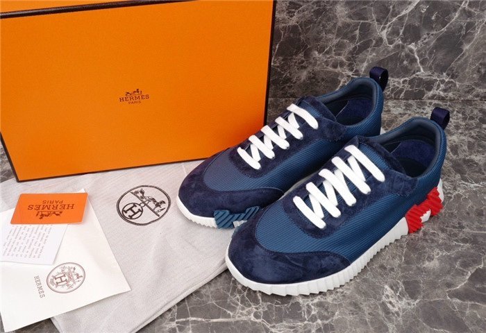 Hermes Bouncing Sneaker Navy Red - Afbeelding 8