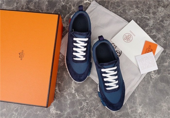 Hermes Bouncing Sneaker Navy Red - Afbeelding 7