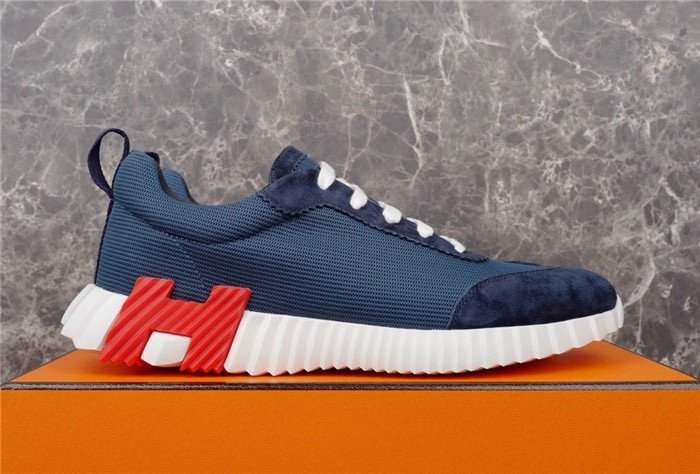 Hermes Bouncing Sneaker Navy Red - Afbeelding 9