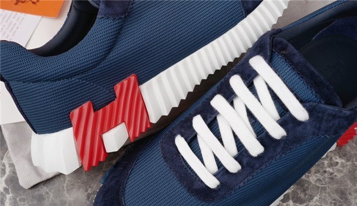 Hermes Bouncing Sneaker Navy Red - Afbeelding 3