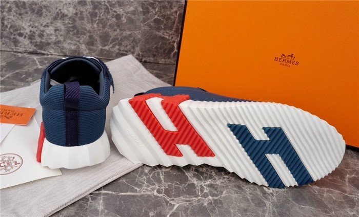 Hermes Bouncing Sneaker Navy Red - Afbeelding 2