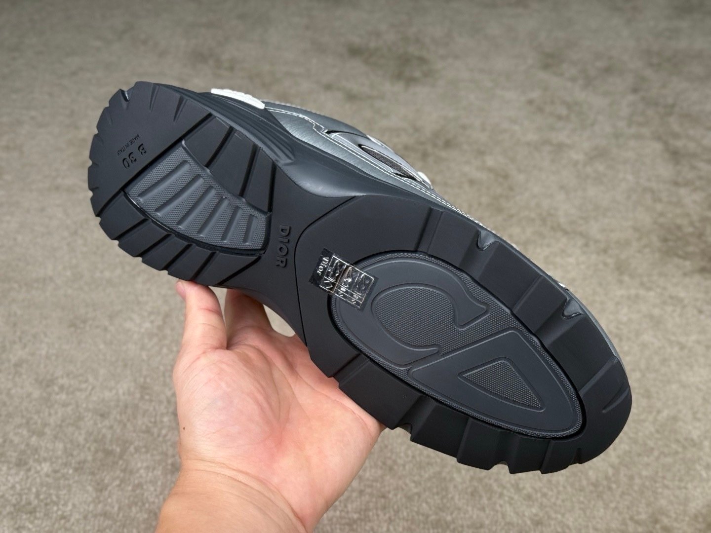 Dior B30 Reflective Dark Grey/Grey Patent - Afbeelding 6