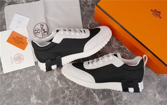 Hermes Bouncing Sneaker White/Black - Afbeelding 2