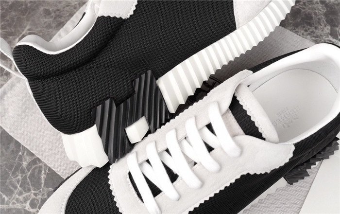 Hermes Bouncing Sneaker White/Black - Afbeelding 5