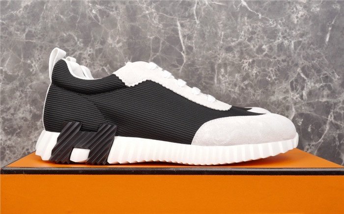 Hermes Bouncing Sneaker White/Black - Afbeelding 6