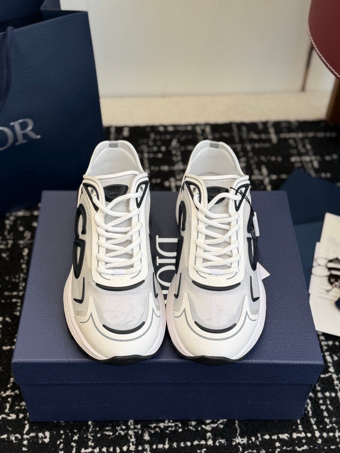 Dior B30 Countdown Tech White Semi Transparant - Afbeelding 7