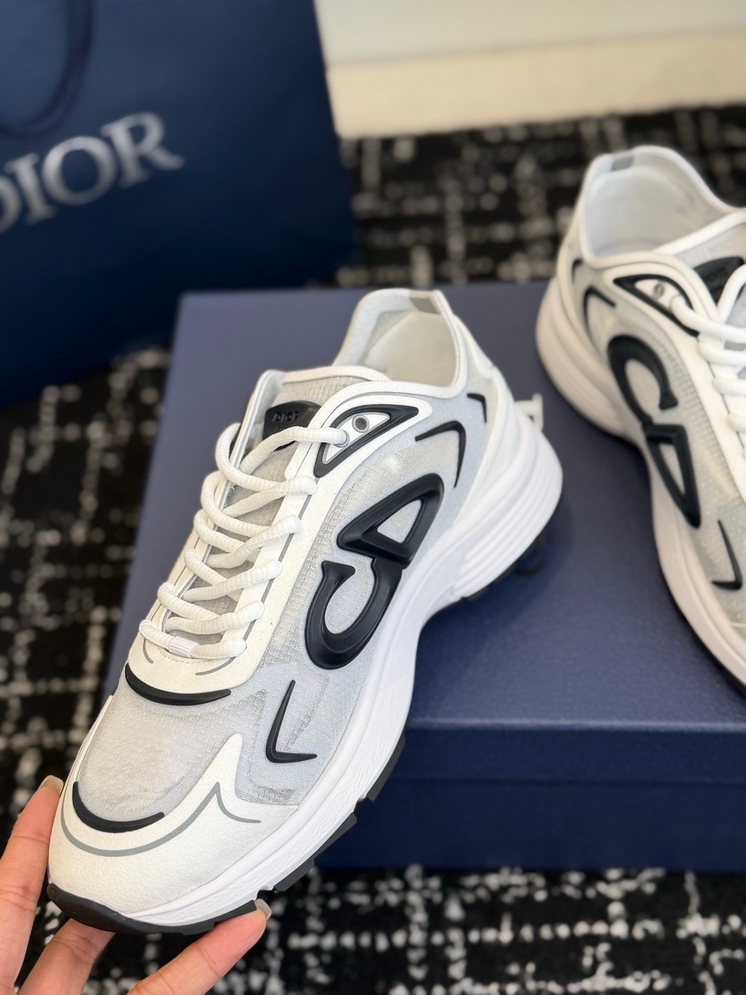 Dior B30 Countdown Tech White Semi Transparant - Afbeelding 5