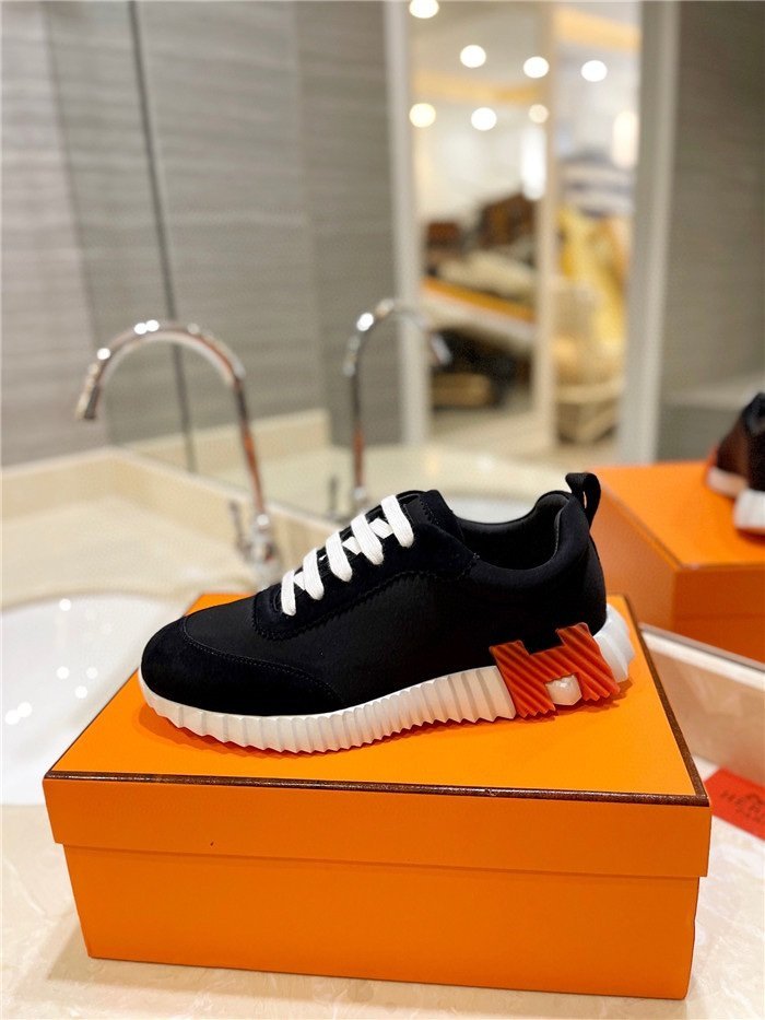 Hermes Bouncing Sneaker Black Red - Afbeelding 5