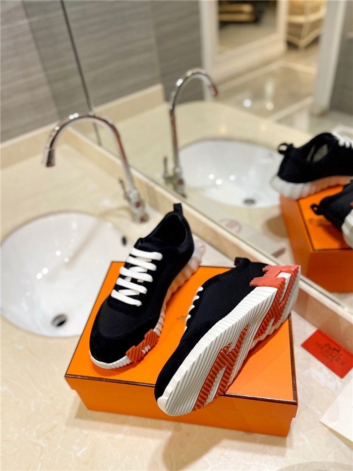 Hermes Bouncing Sneaker Black Red - Afbeelding 6