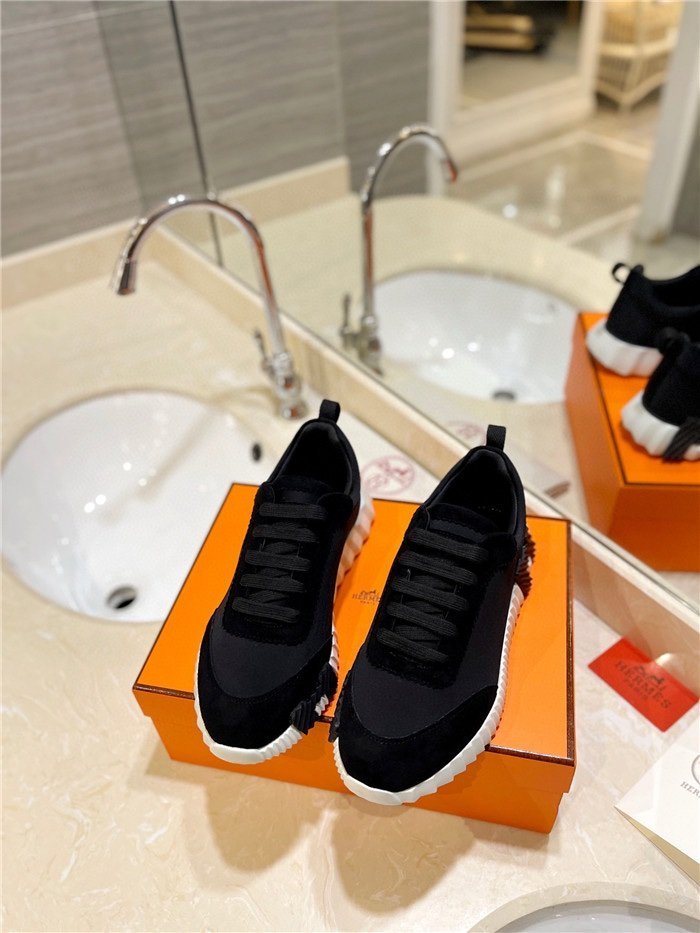 Hermes Bouncing Sneaker Black-White - Afbeelding 4