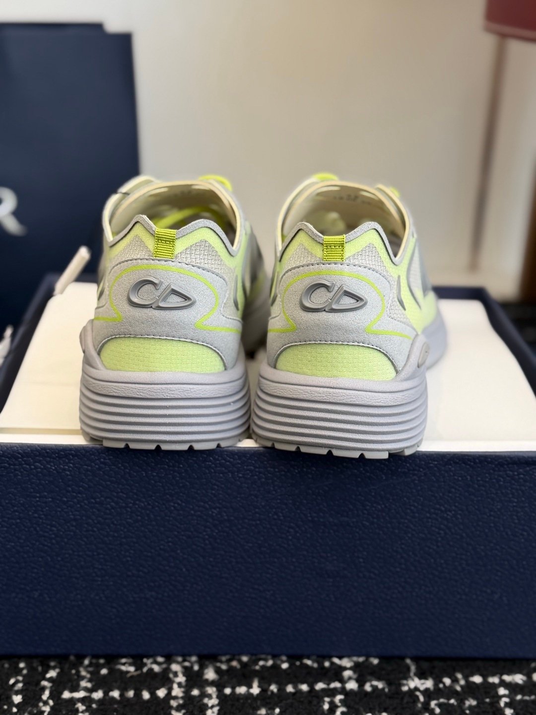Dior B30 Countdown Tech Yellow/White Semi Transparant - Afbeelding 8