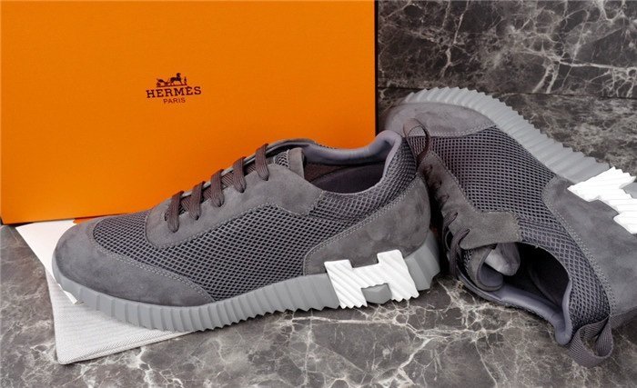 Hermes Bouncing Sneaker Grey White - Afbeelding 3